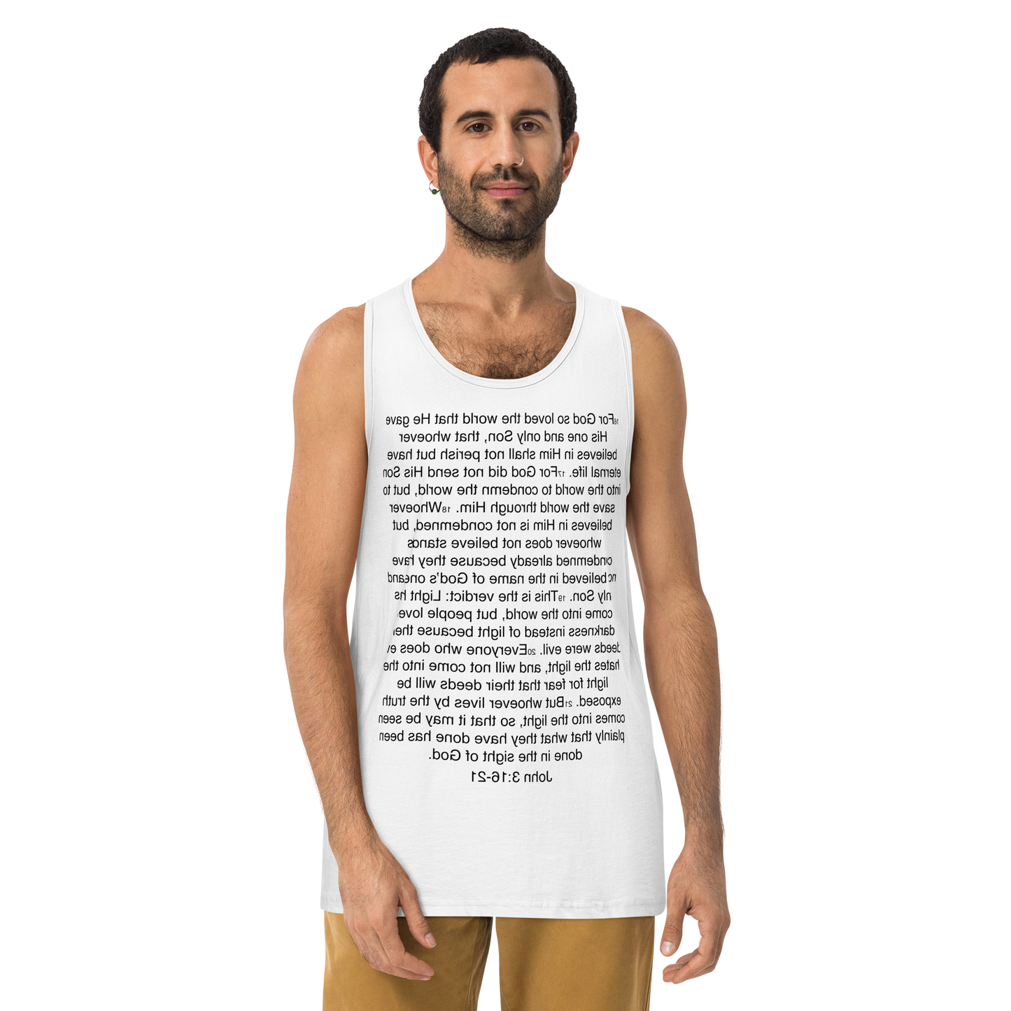 John 3:16-21...God so Loved the World - Tank top
