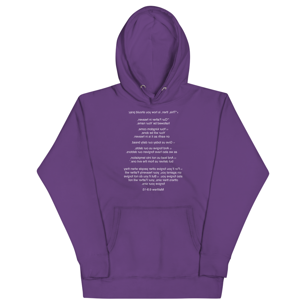 Matthew 6:9-15 - Our Father - Unisex Hoodie
