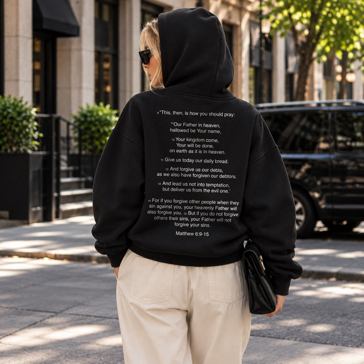 Matthew 6:9 - Our Father in Heaven Hoodies