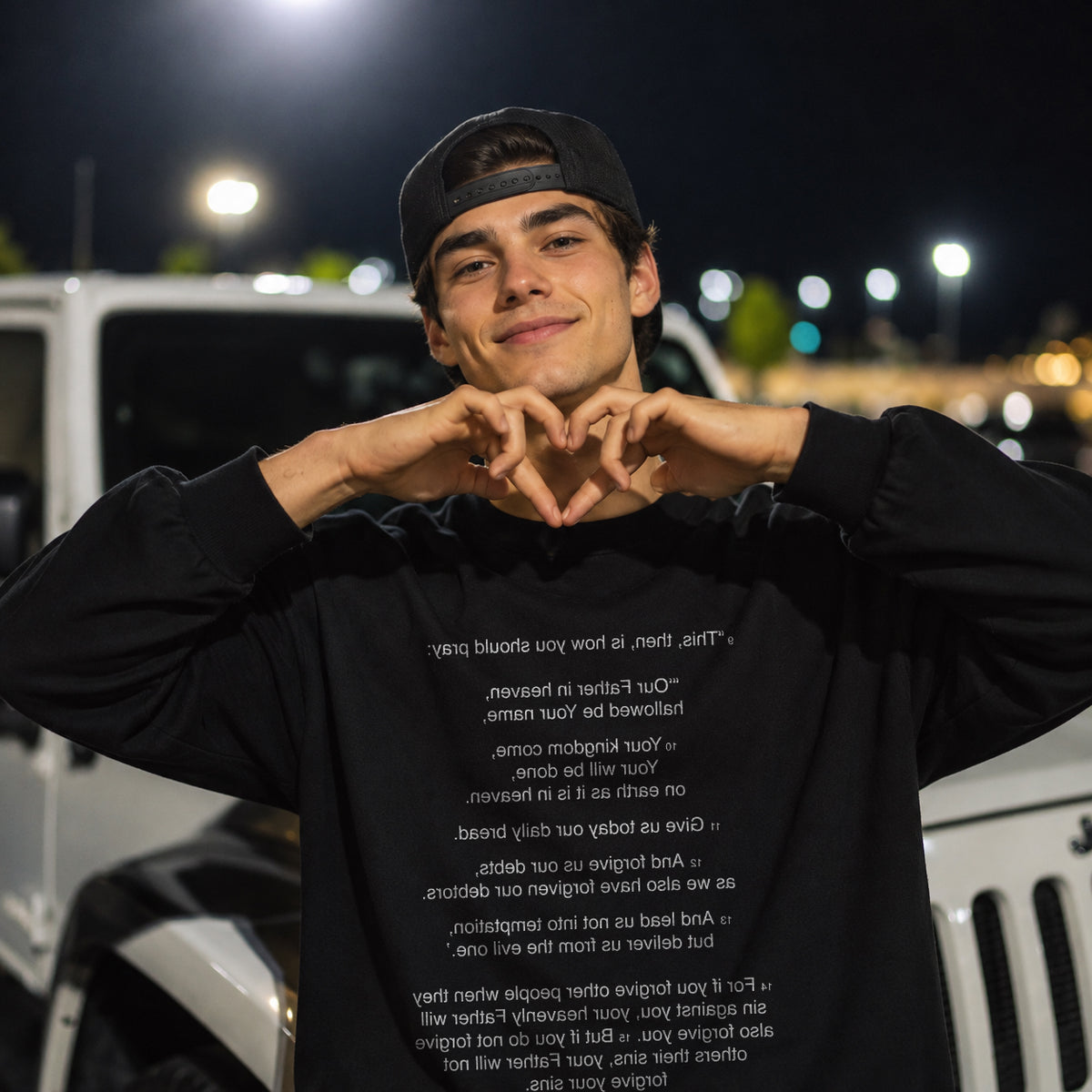 Matthew 6:9 - Our Father in Heaven Sweatshirt