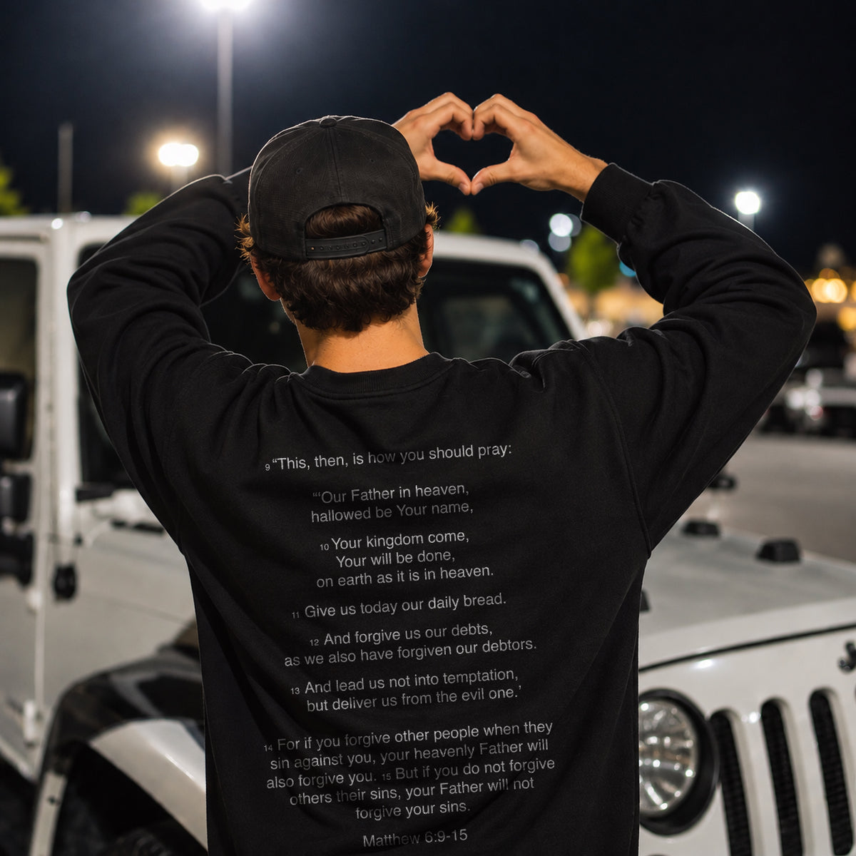Matthew 6:9 - Our Father in Heaven Sweatshirt