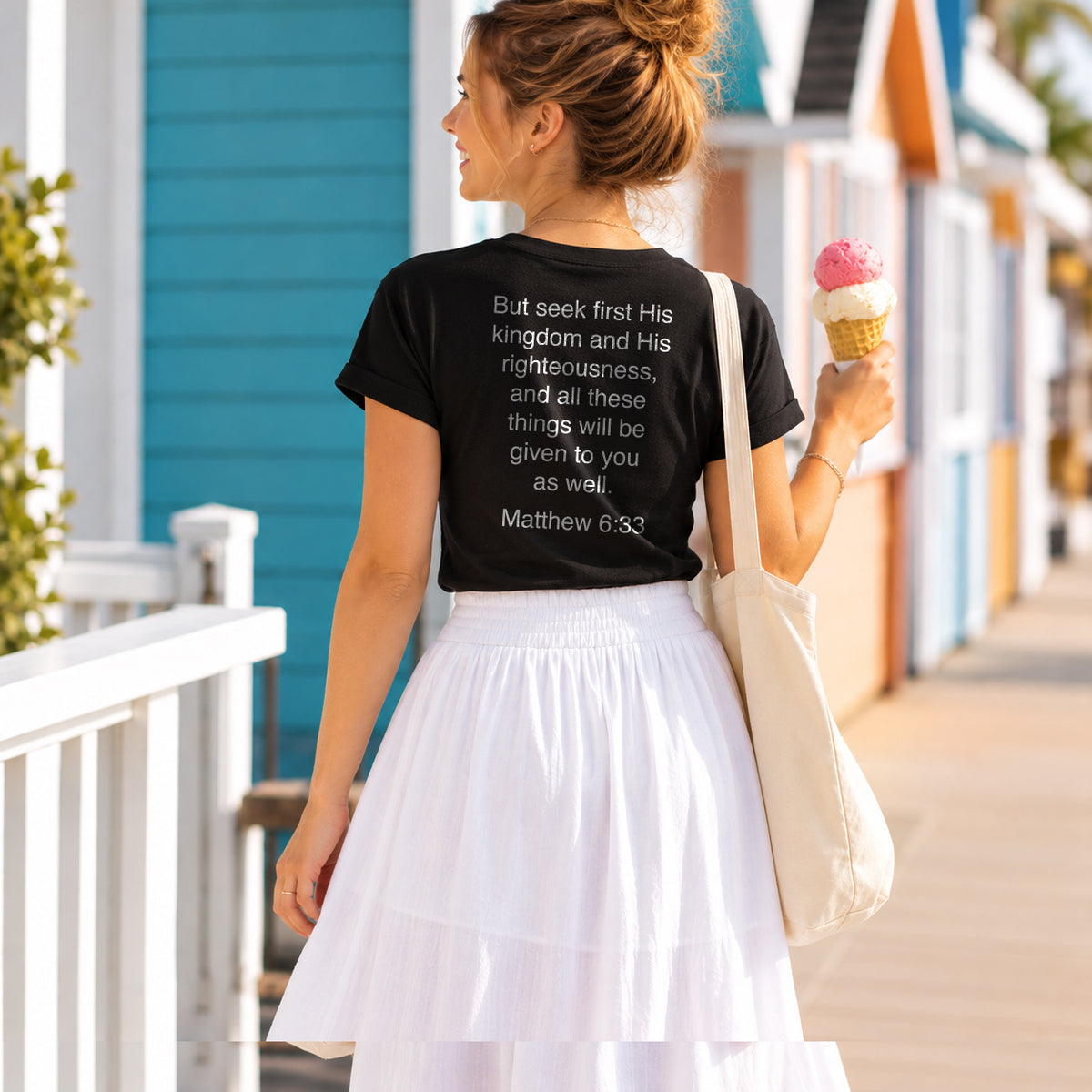 Matthew 6:33 — Seek First His Kingdom Tee