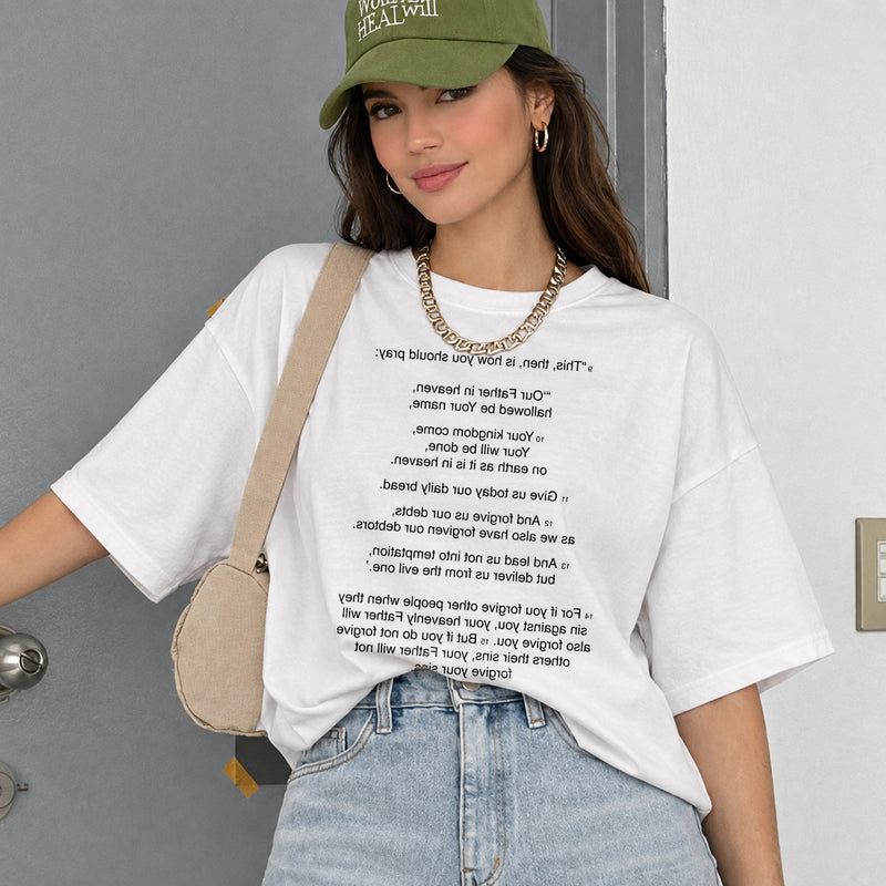 Matthew 6:9 — Our Father in Heaven Tee