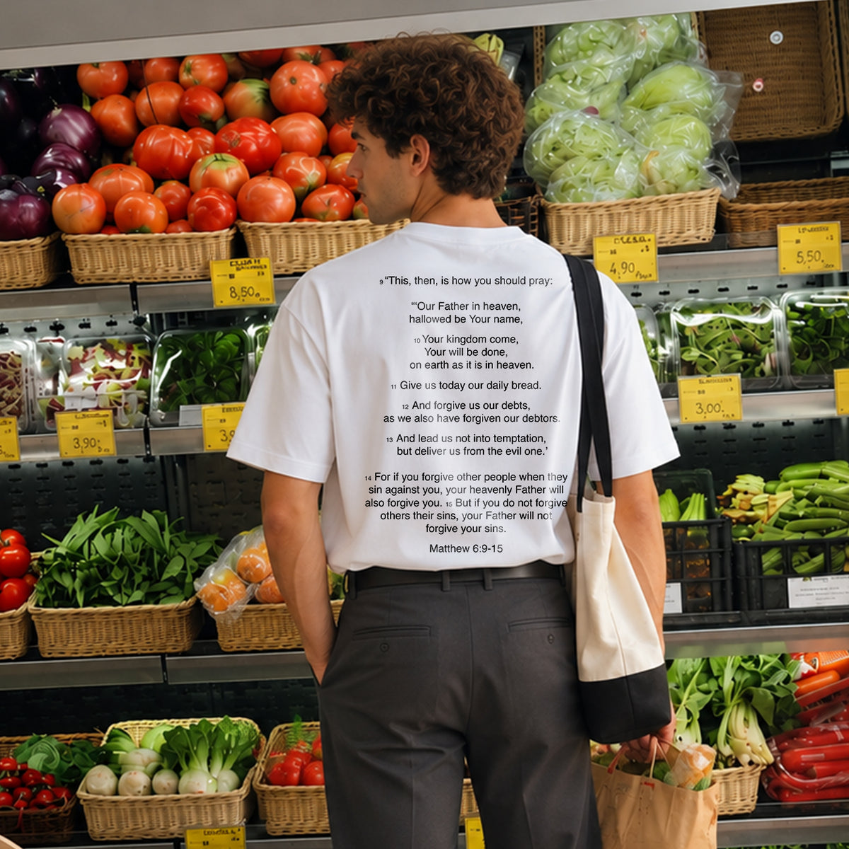 Matthew 6:9 — Our Father in Heaven Tee