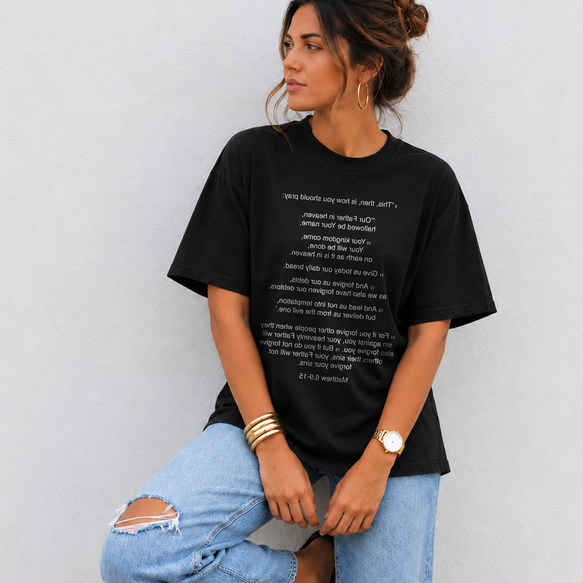 Matthew 6:9 — Our Father in Heaven Tee