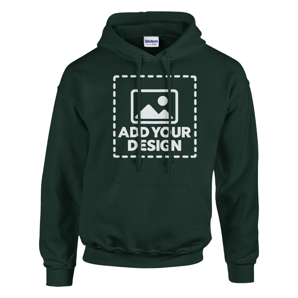 Custom Unisex Pullover Hoodie – Forest Green