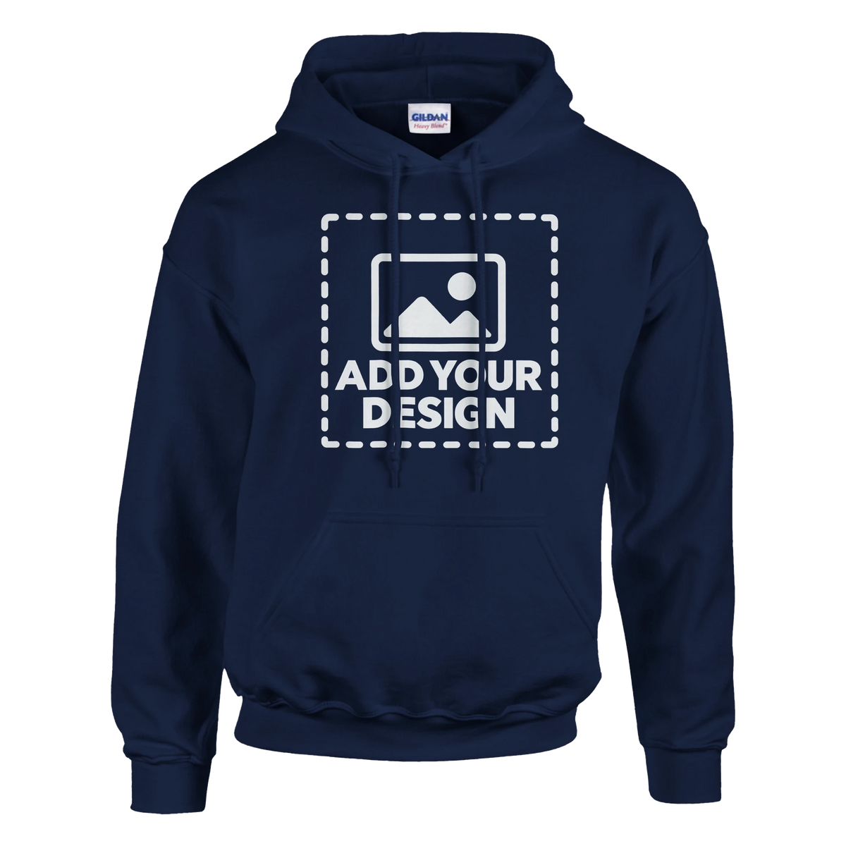 Custom Unisex Pullover Hoodie – Navy