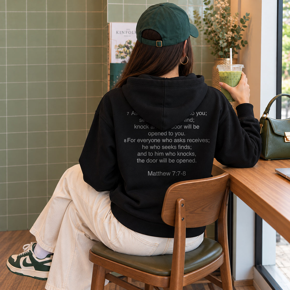 Matthew 7:7 - Ask, Seek, Knock Hoodies