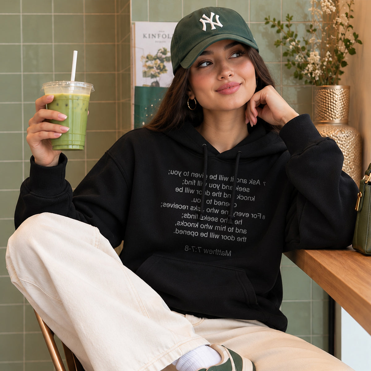 Matthew 7:7 - Ask, Seek, Knock Hoodies