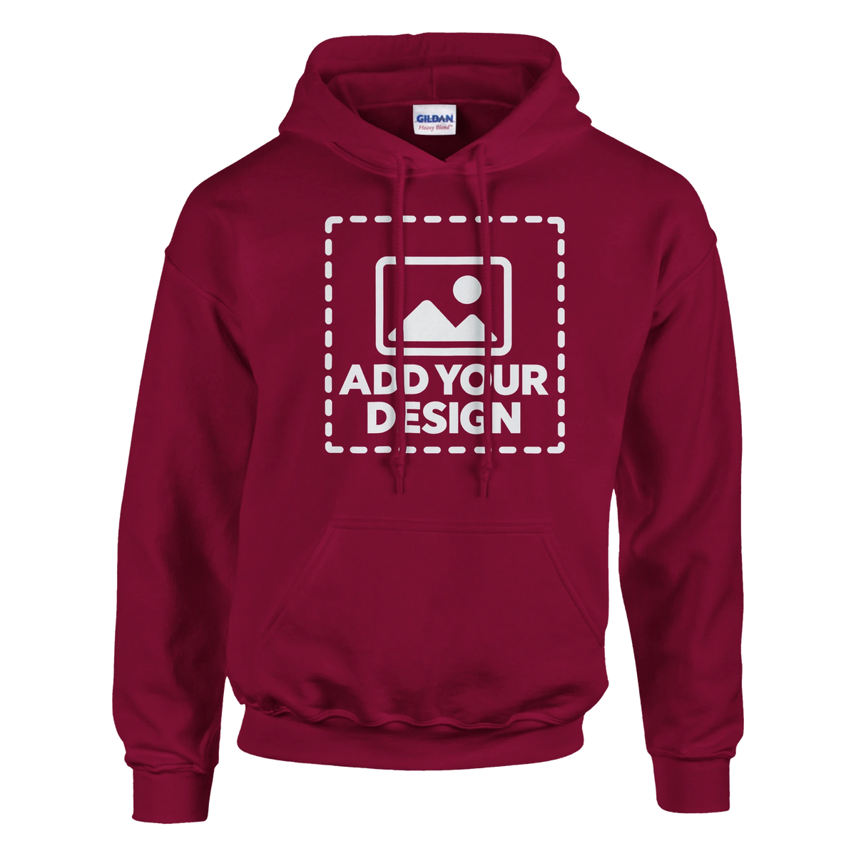 Custom Unisex Pullover Hoodie – Cardinal Red