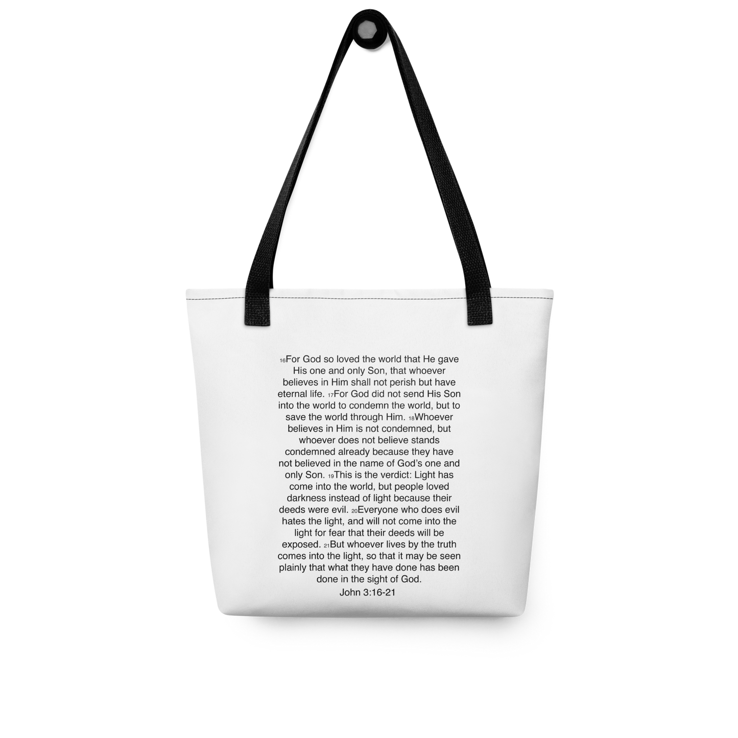 John 3:16-21 ... God so Loved the World - Tote bag