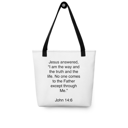 John 14:6 I am the Way - Tote bag