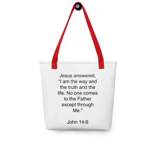 John 14:6 I am the Way - Tote bag