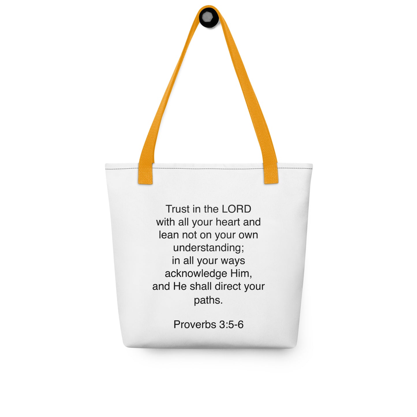 Proverbs 3:5 - Tote bag