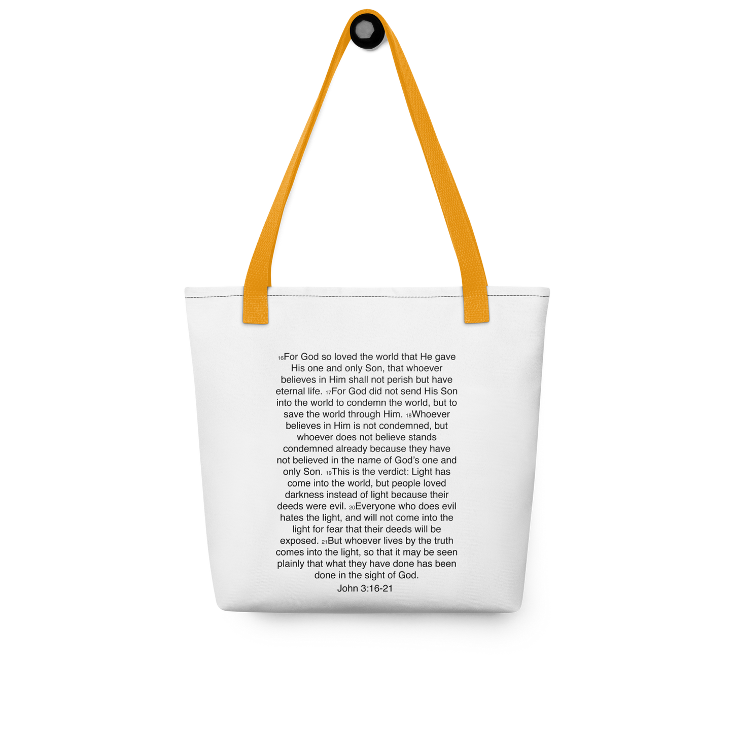 John 3:16-21 ... God so Loved the World - Tote bag