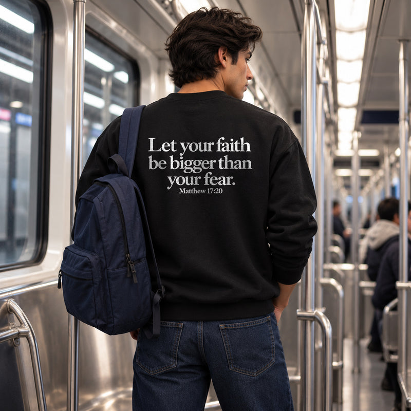 Matthew 17:20 — Faith as Small as a Mustard Seed Sweatshirt
