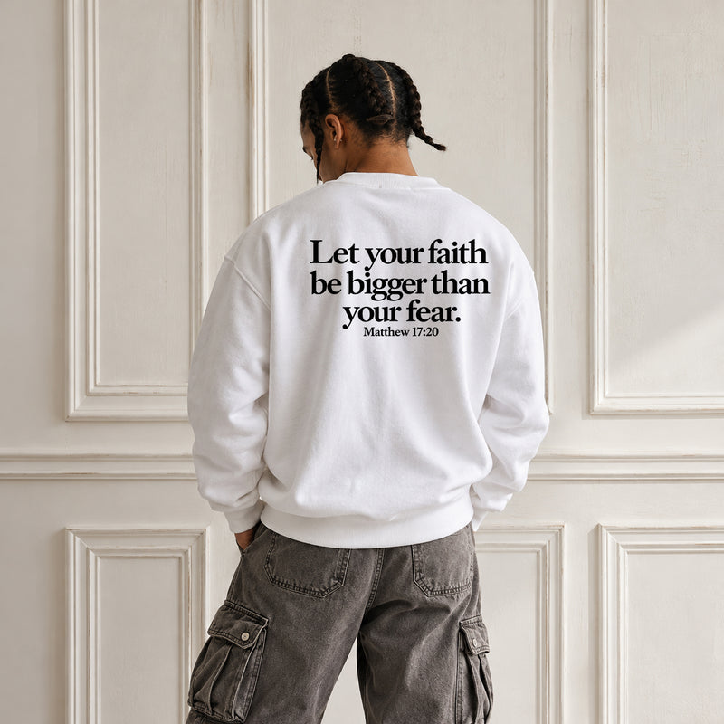 Matthew 17:20 — Faith as Small as a Mustard Seed Sweatshirt