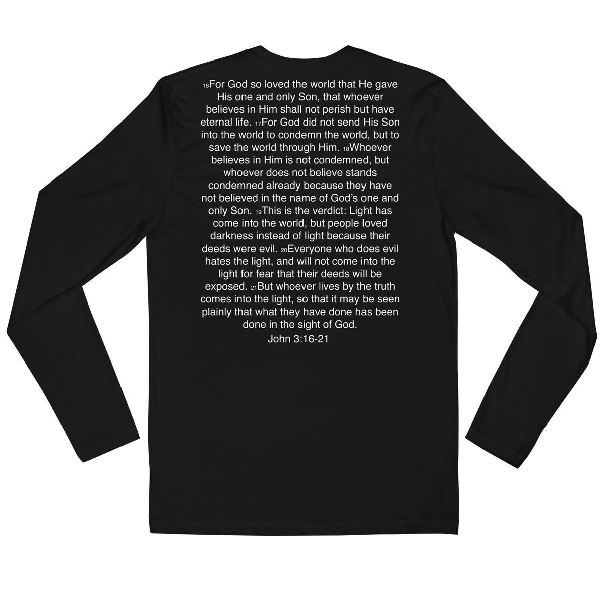 John 3:16-21 ... God so Loved the World - Long Sleeve
