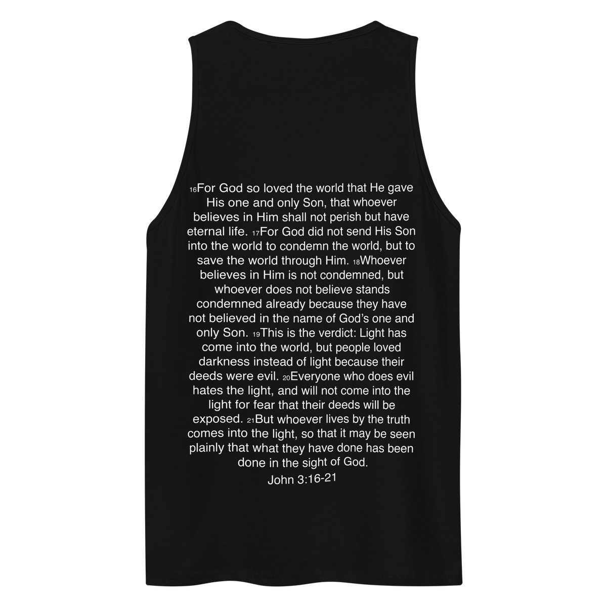 John 3:16-21 ... God so Loved the World - Tank top
