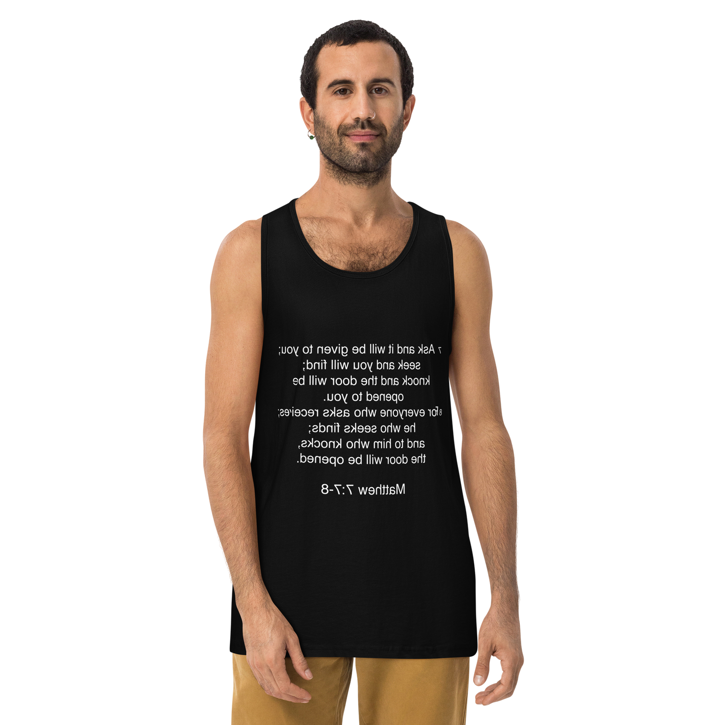 Matthew 7:7 - Tank top