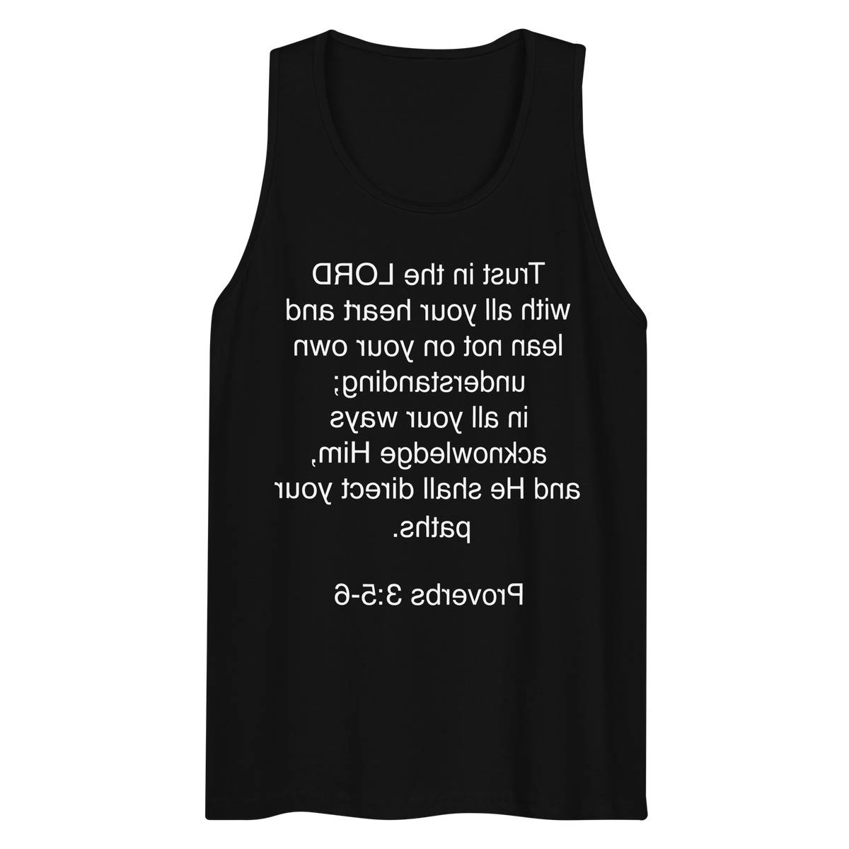 Proverbs 3:5 - Tank top
