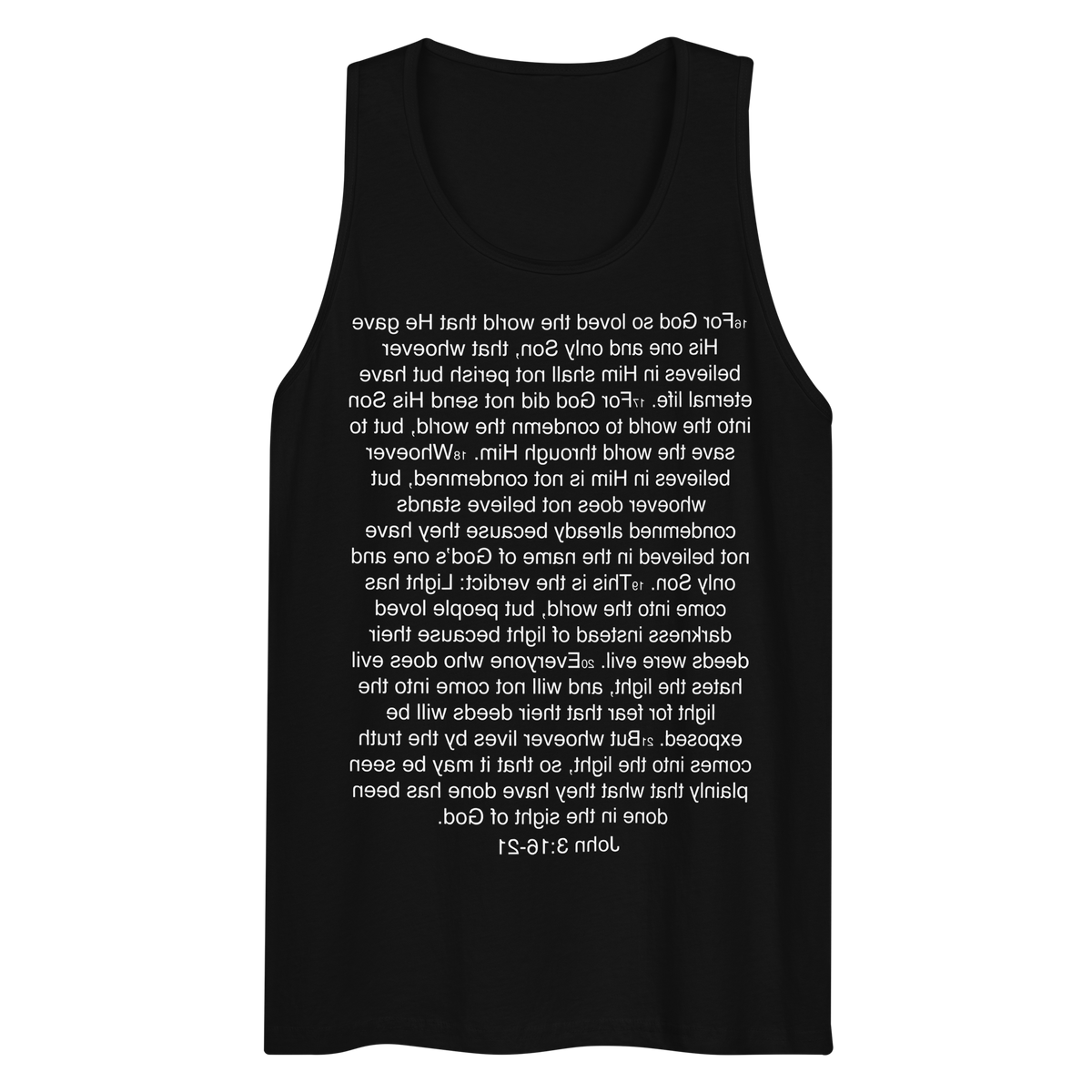 John 3:16-21 ... God so Loved the World - Tank top