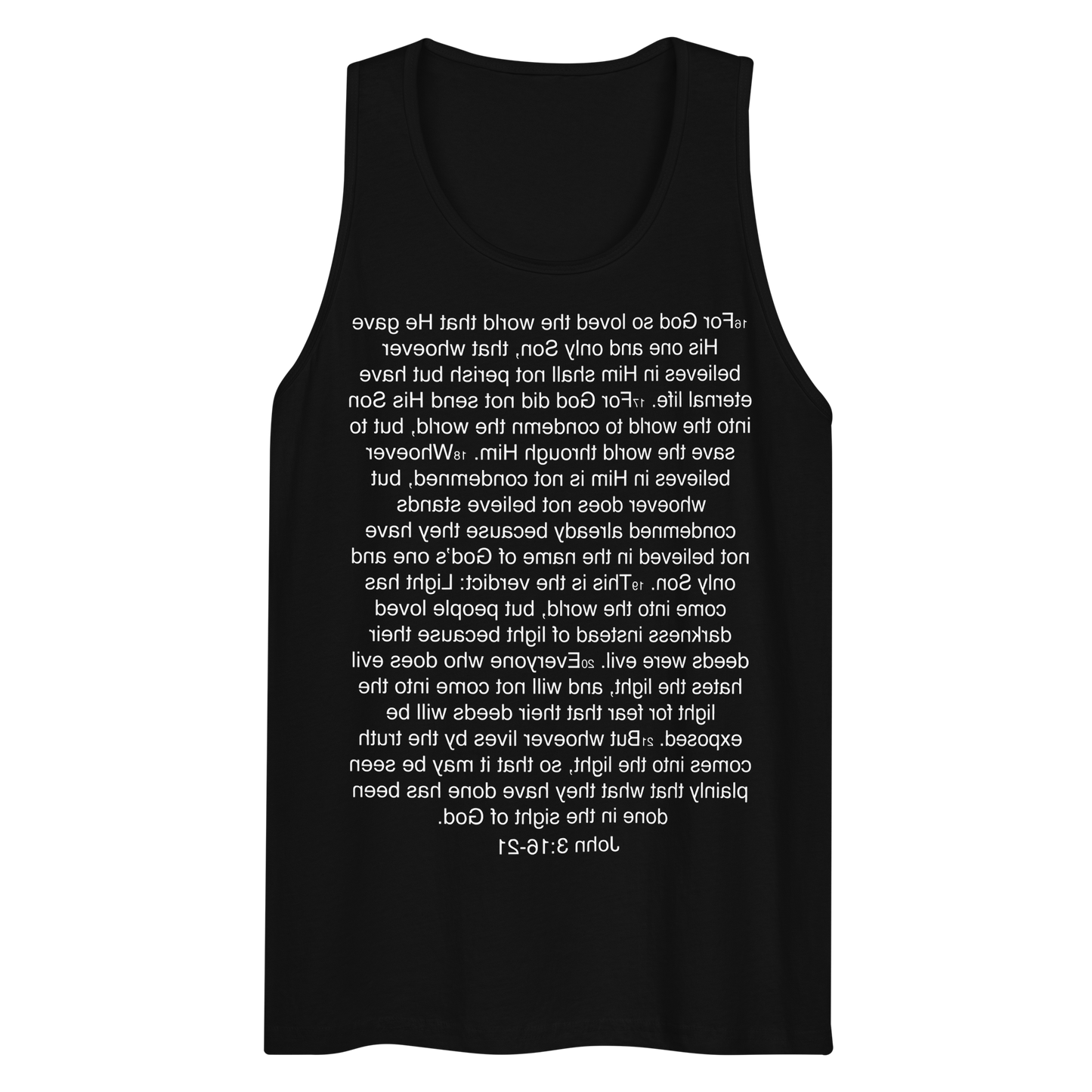 John 3:16-21 ... God so Loved the World - Tank top