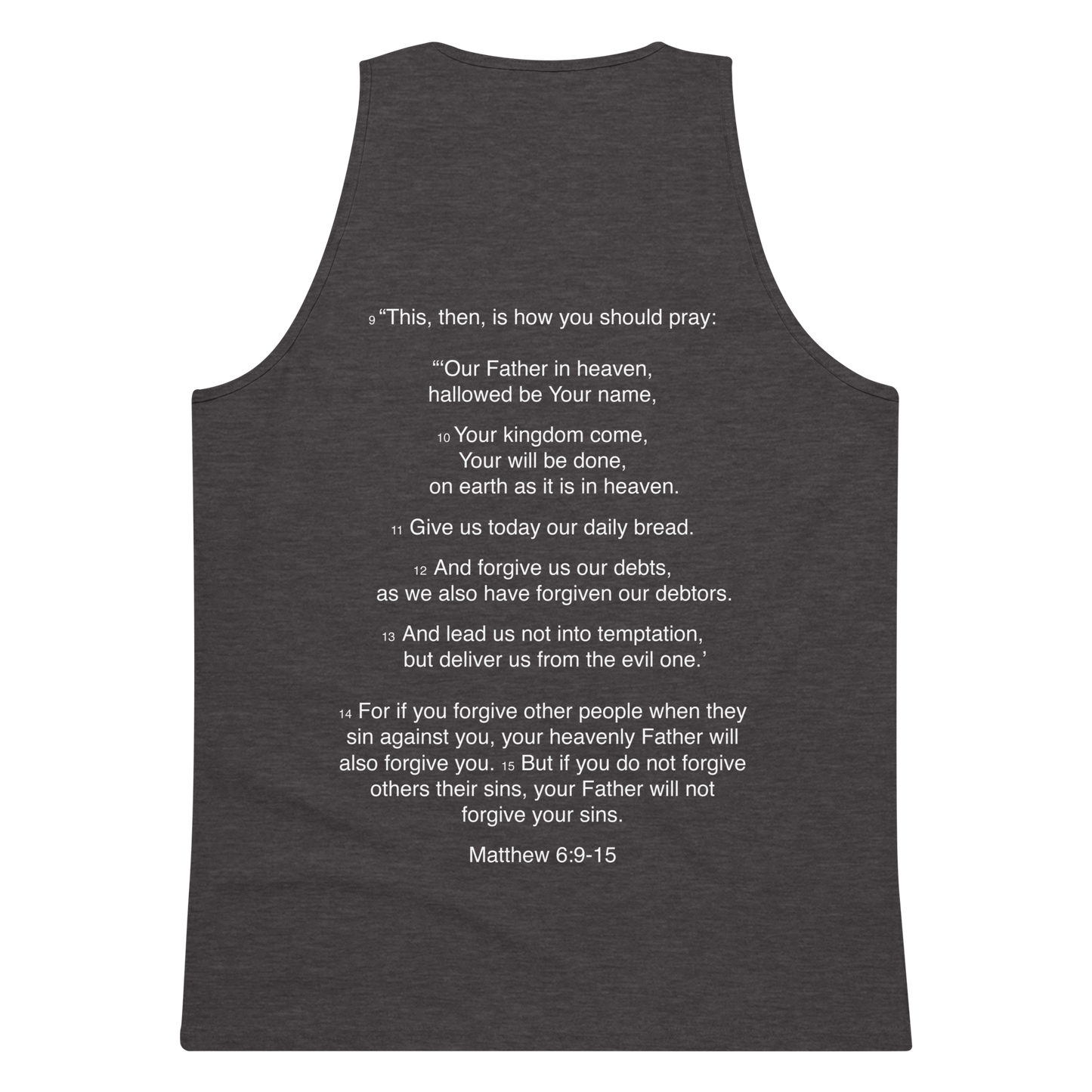 Matthew 6:9-15 - Our Father - Tank top