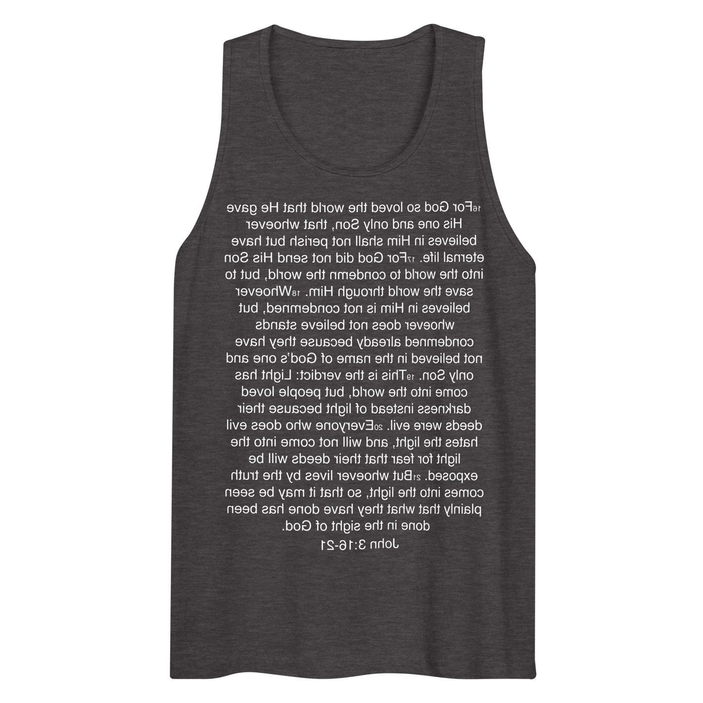 John 3:16-21 ... God so Loved the World - Tank top