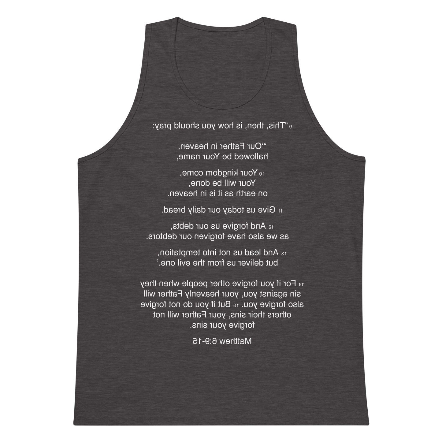 Matthew 6:9-15 - Our Father - Tank top