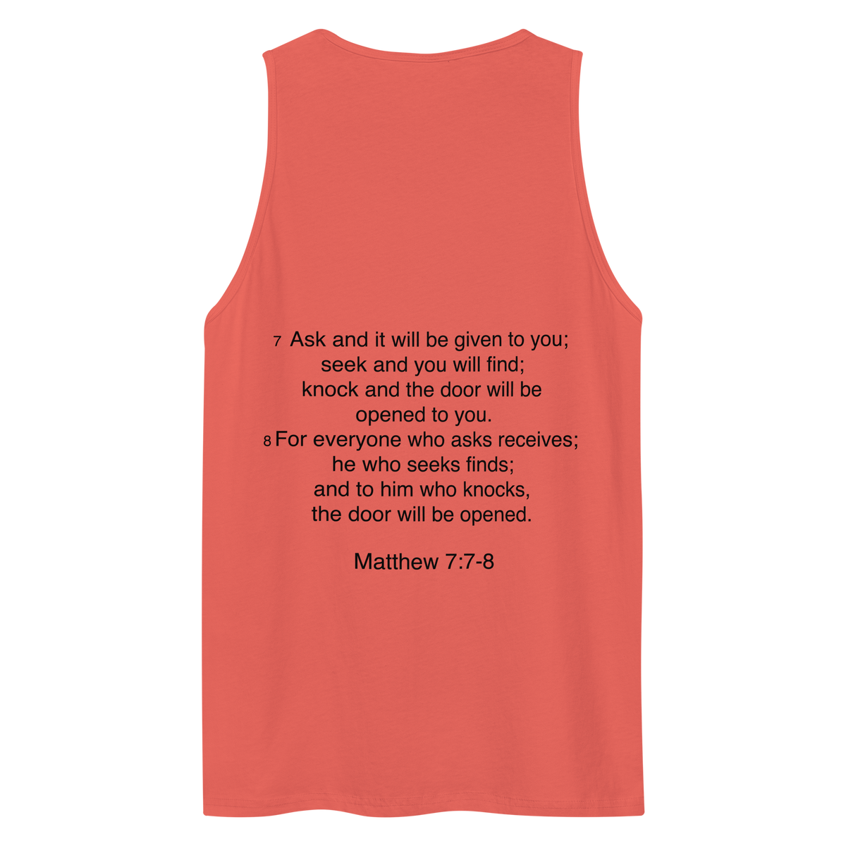 Matthew 7:7 - Tank top