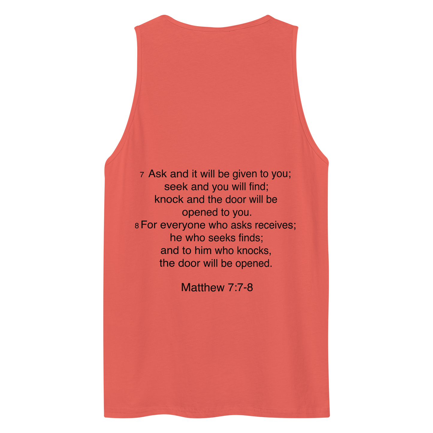 Matthew 7:7 - Tank top