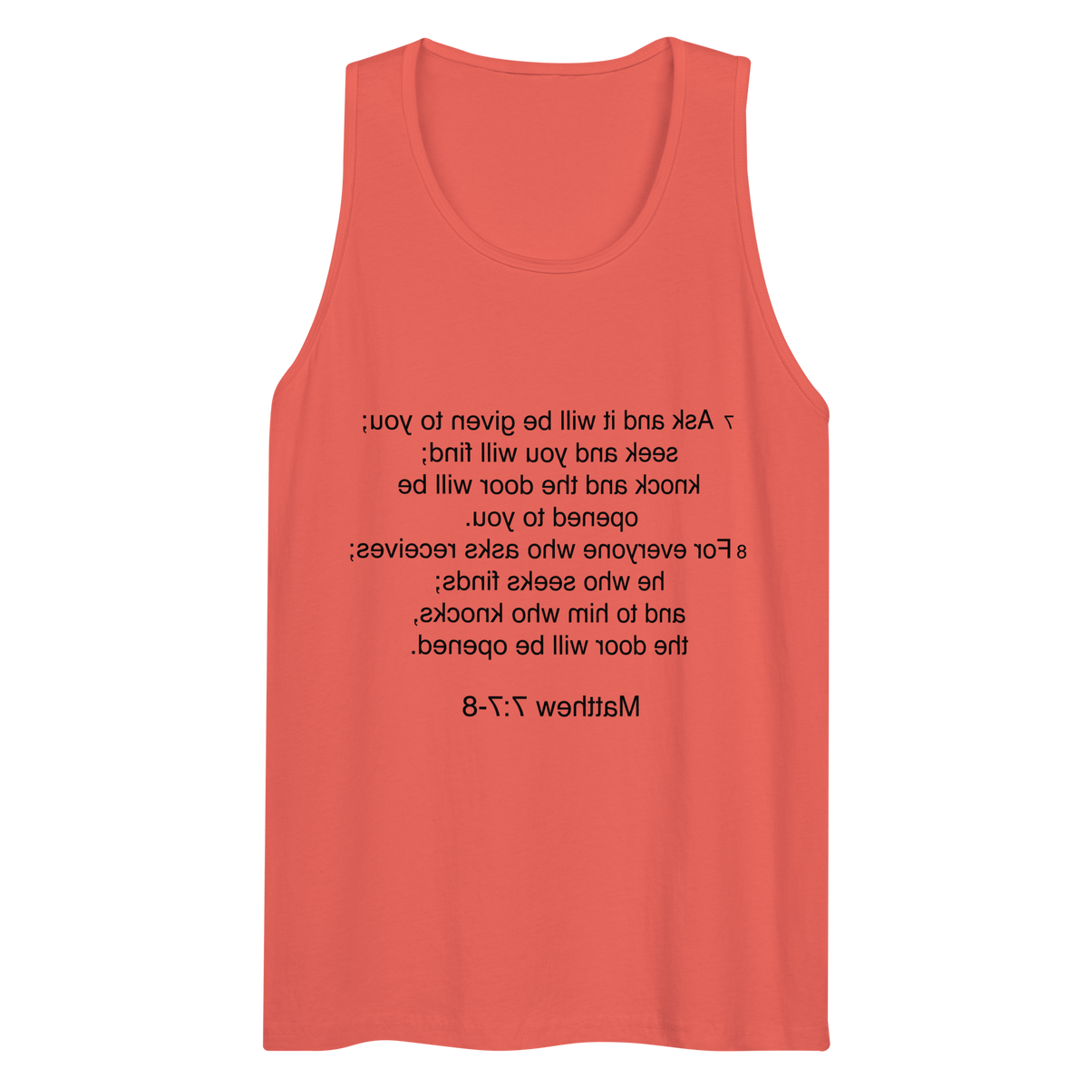 Matthew 7:7 - Tank top