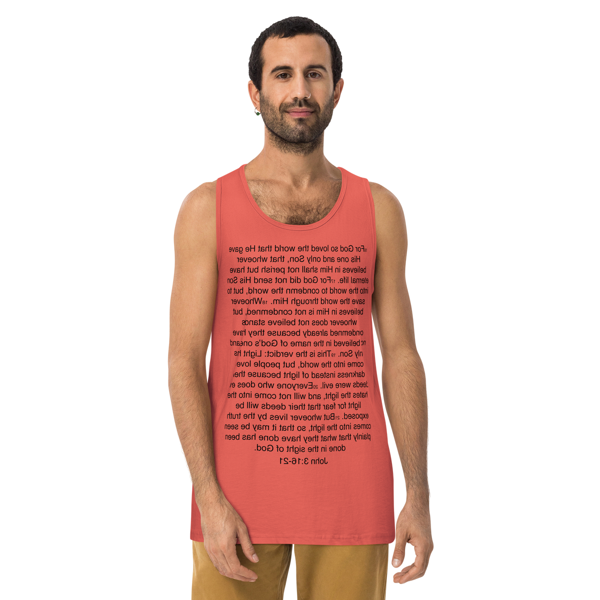 John 3:16-21...God so Loved the World - Tank top