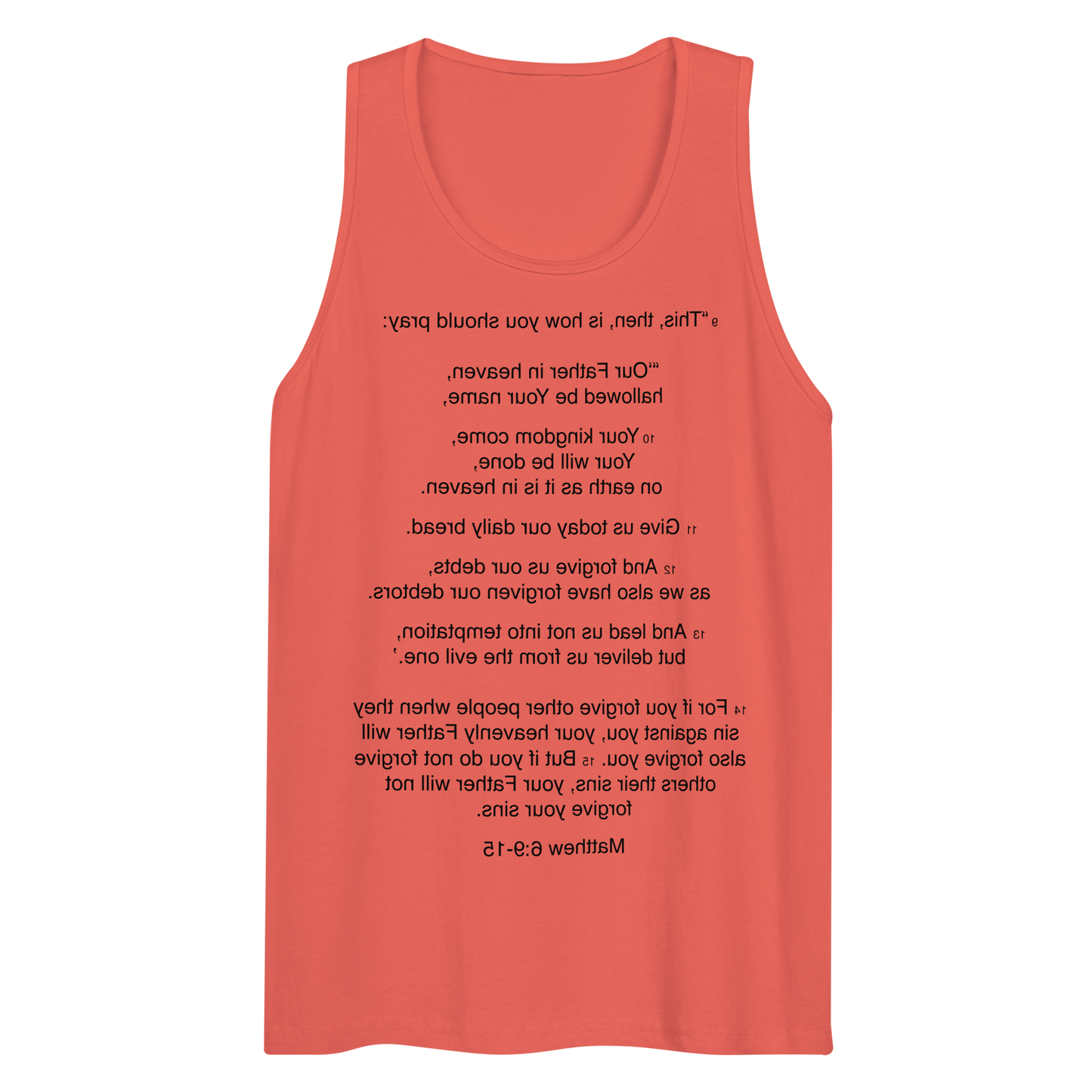 Matthew 6:9-15 - Our Father - Tank top