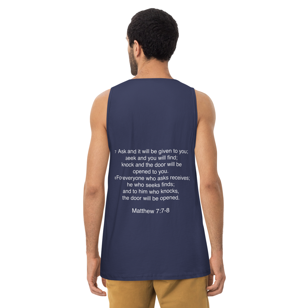 Matthew 7:7 - Tank top