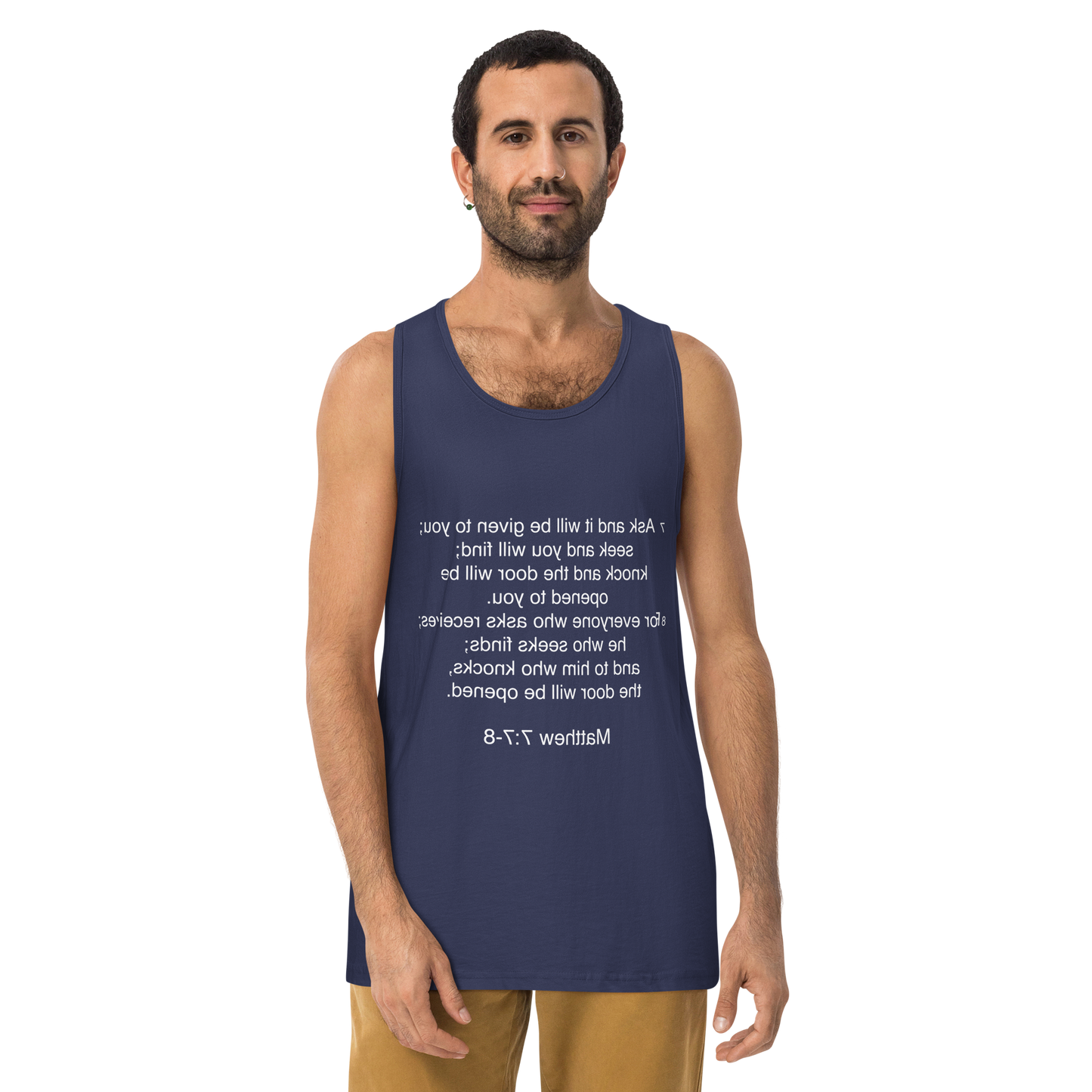 Matthew 7:7 - Tank top