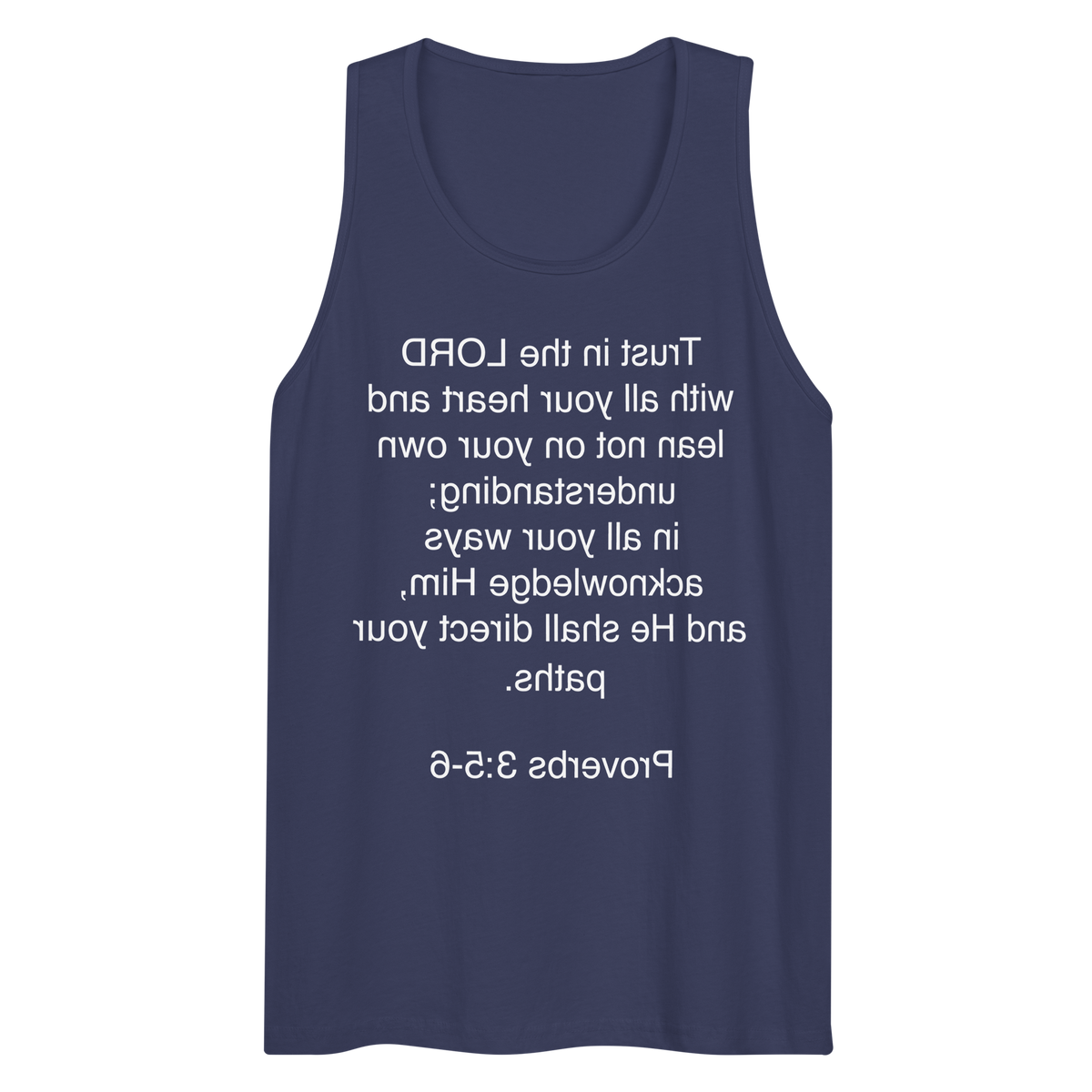 Proverbs 3:5 - Tank top