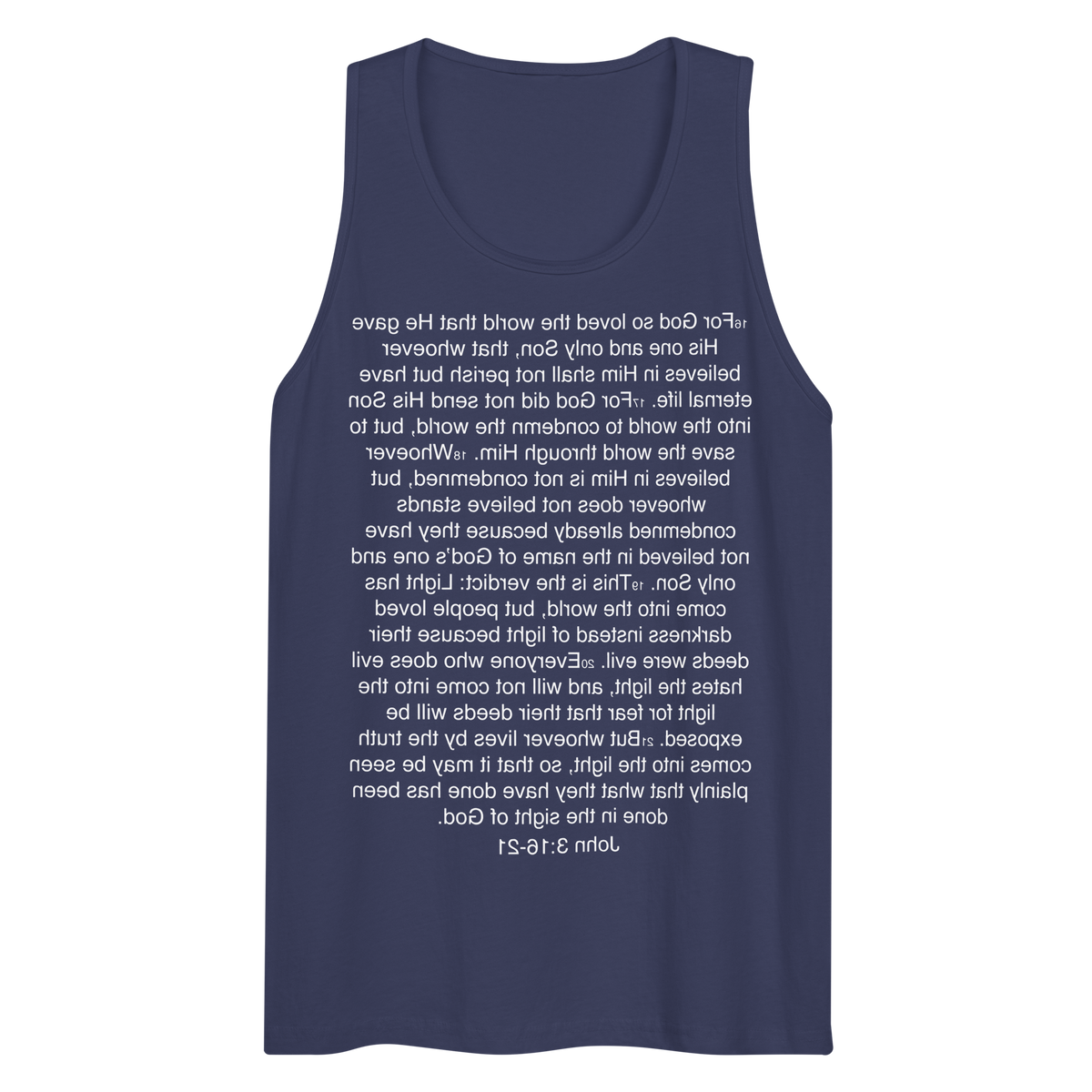 John 3:16-21 ... God so Loved the World - Tank top