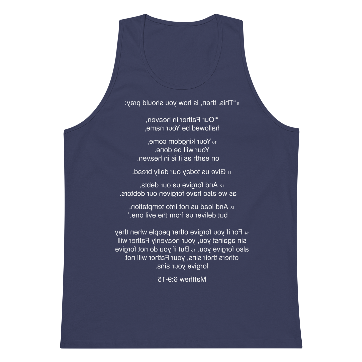 Matthew 6:9-15 - Our Father - Tank top