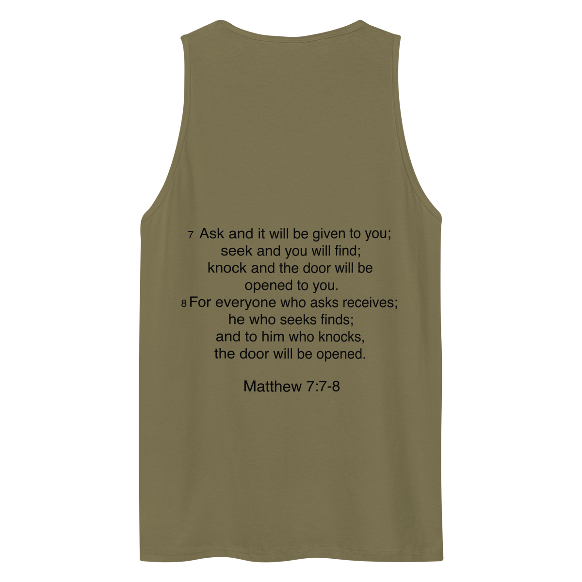 Matthew 7:7 - Tank top