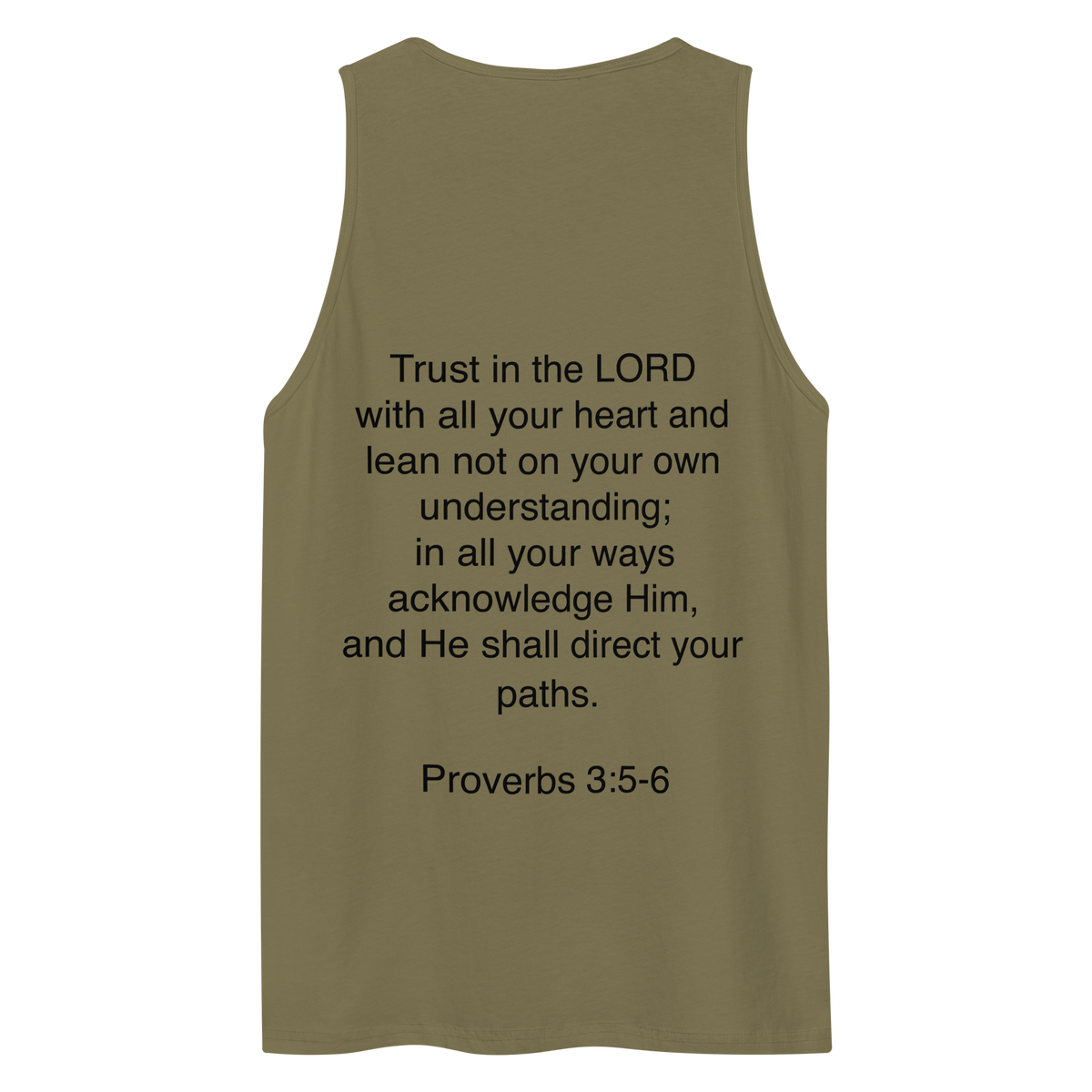 Proverbs 3:5 - Tank top