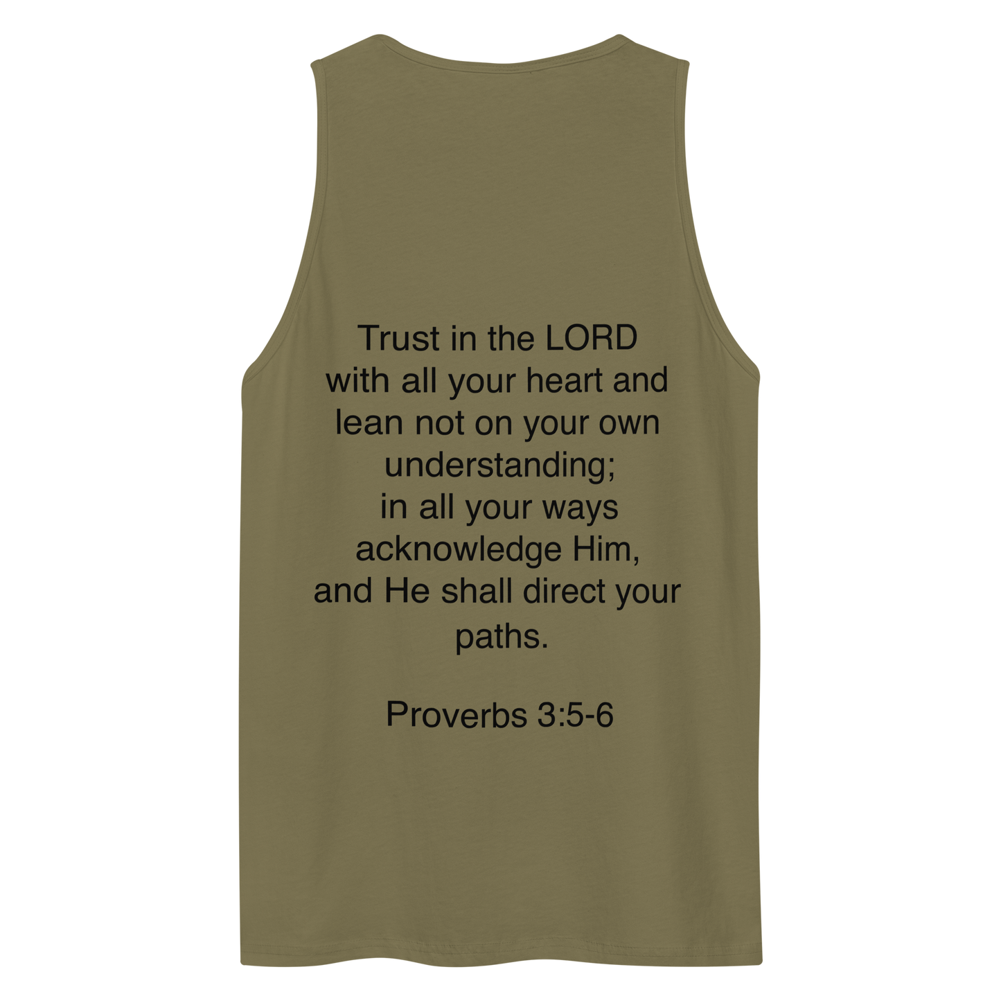 Proverbs 3:5 - Tank top