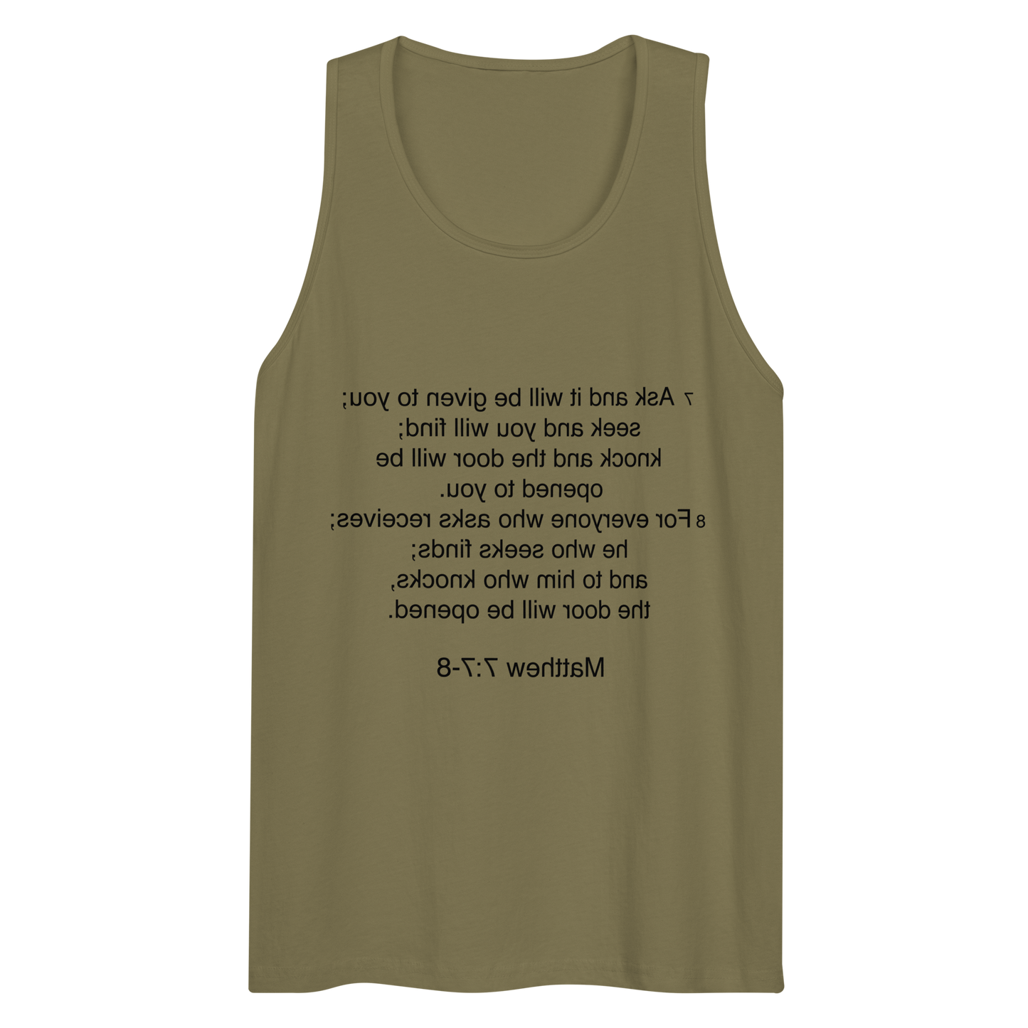 Matthew 7:7 - Tank top