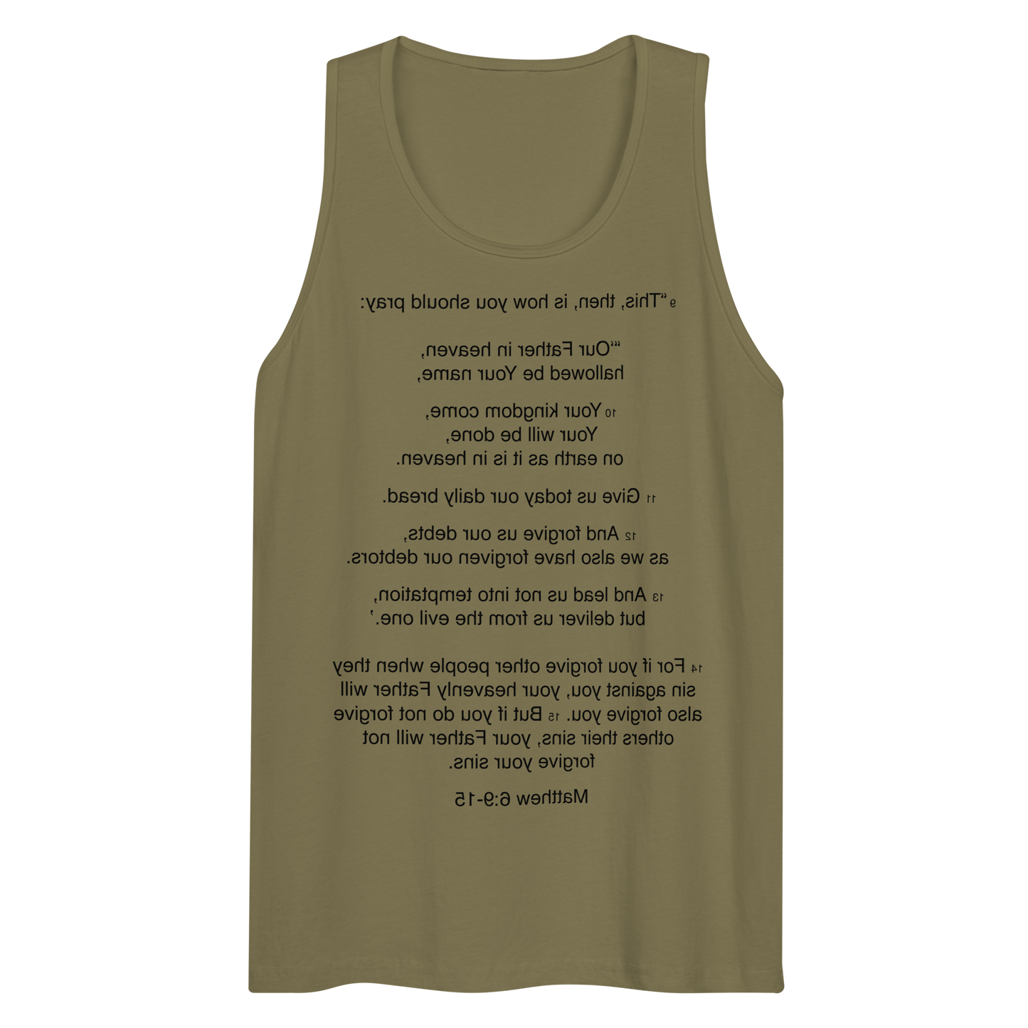 Matthew 6:9-15 - Our Father - Tank top