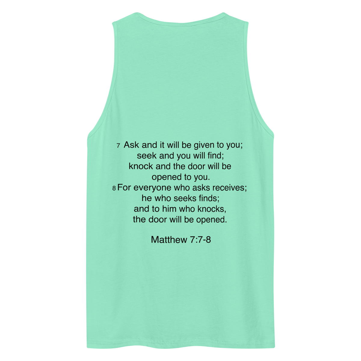 Matthew 7:7 - Tank top