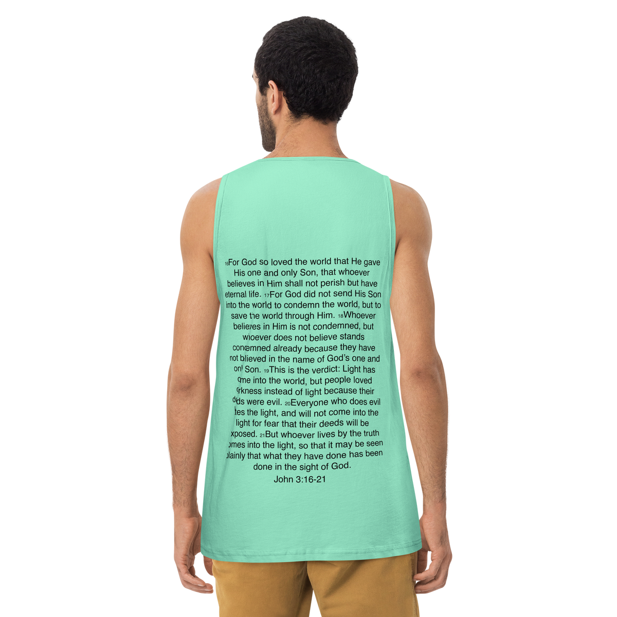 John 3:16-21...God so Loved the World - Tank top