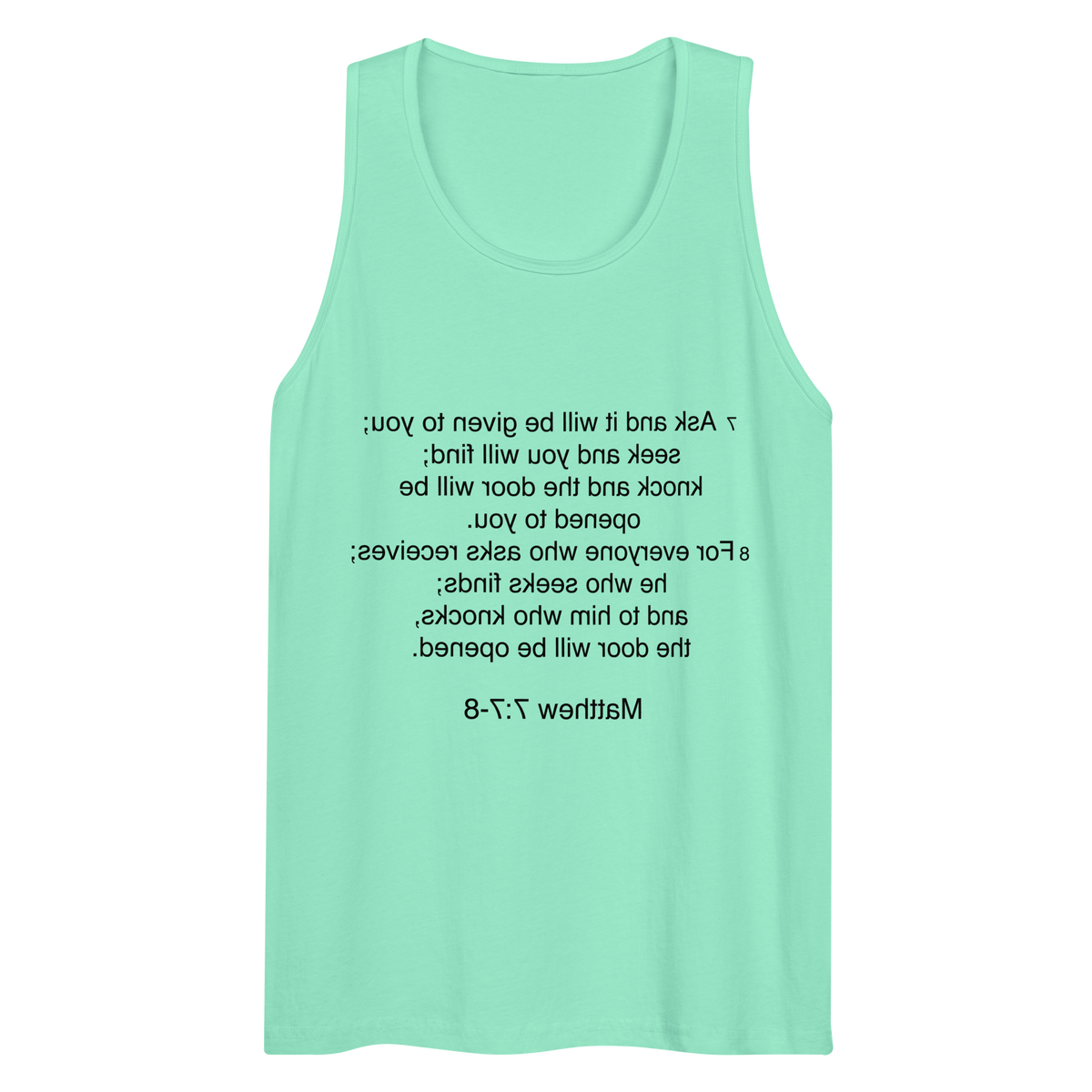 Matthew 7:7 - Tank top