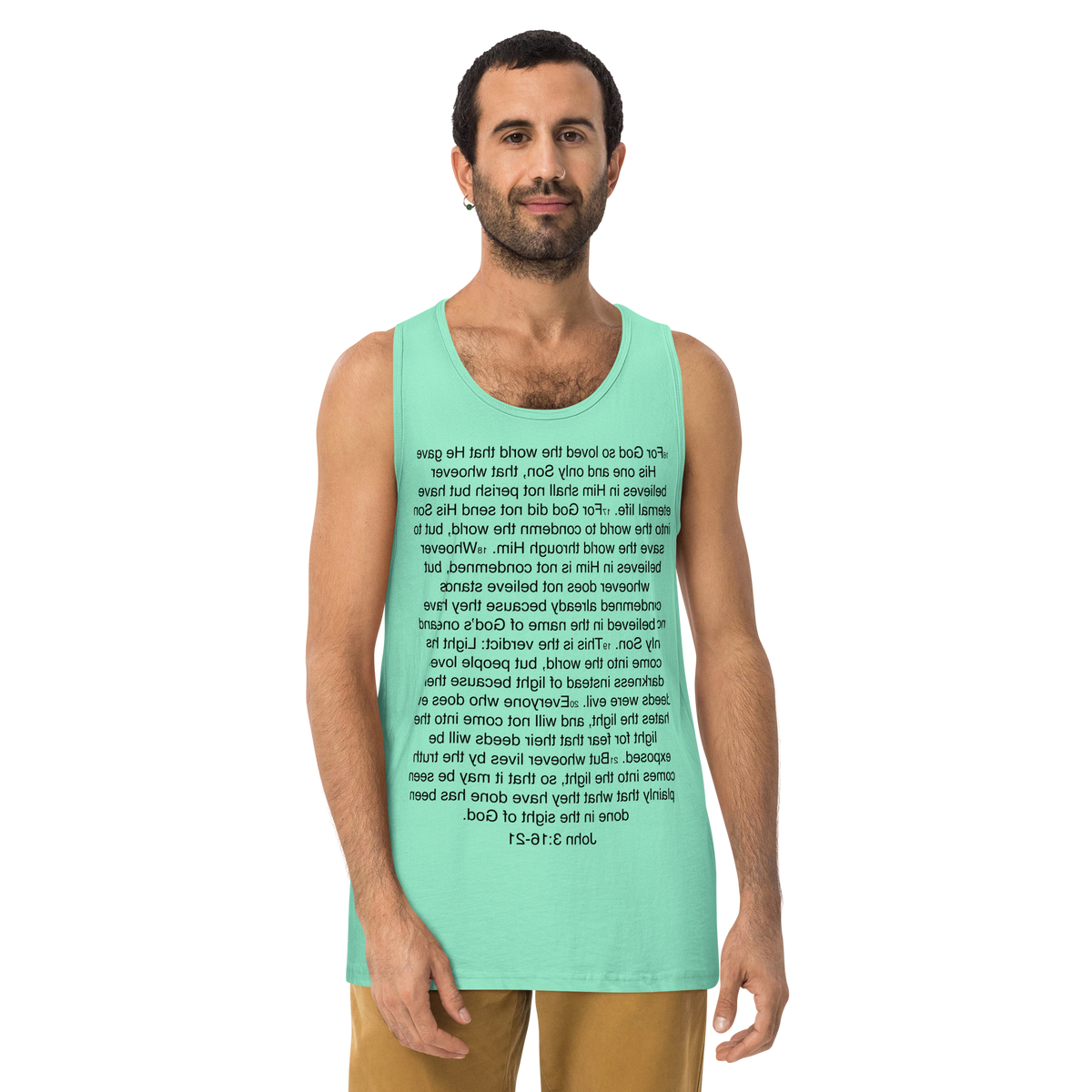 John 3:16-21...God so Loved the World - Tank top