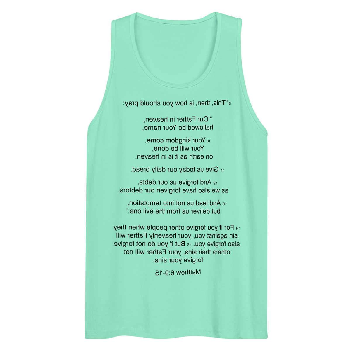 Matthew 6:9-15 - Our Father - Tank top